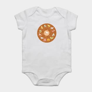 Sagittarius, 2, Zodiac, Astrology, Horoscope, Stars, Sun-and-moon. Birthday, Valentines-day, Holidays, Baby Bodysuit